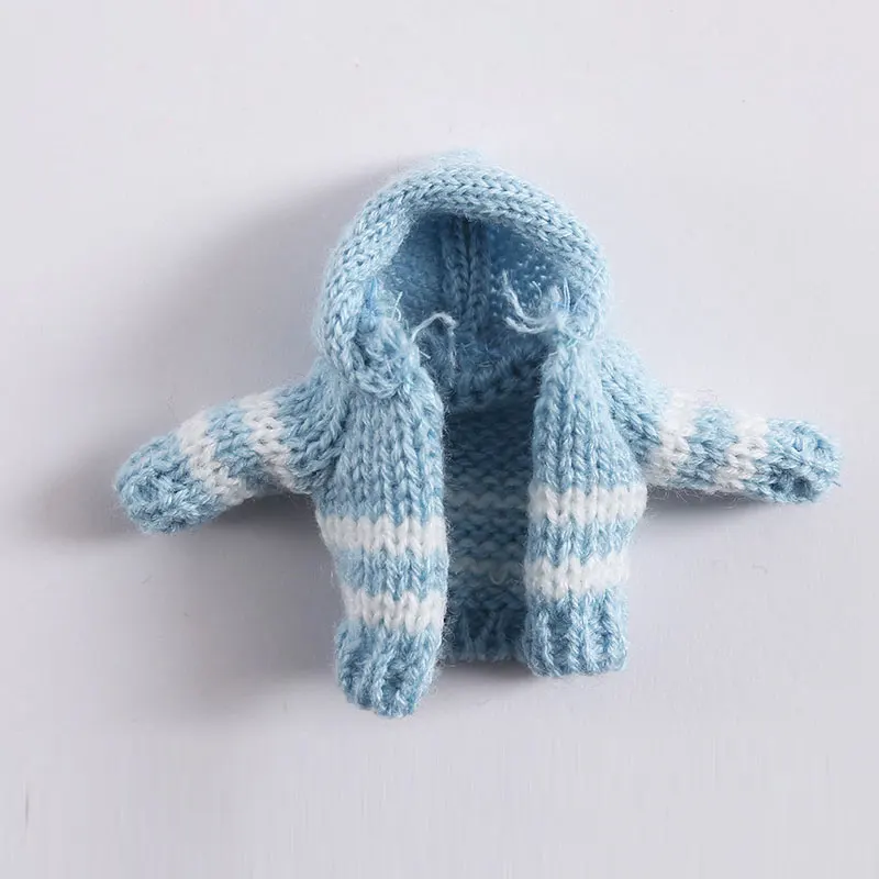 1 only clothes Ob11 Кукла Одежда 1/12 1/8 bjd детская одежда глиняная кукла красивый узел свинья бегать детский вязаный свитер кардиган пальто кукла аксессуары - Цвет: 1 only clothes