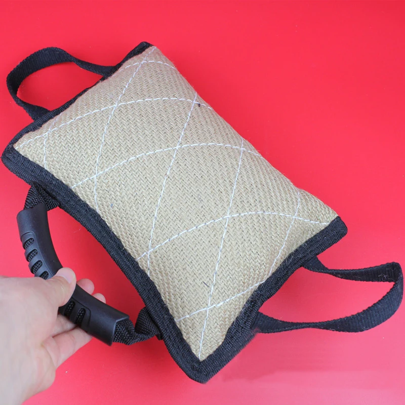 Игрушки для дрессировки собак джутовая подушка палочка жевательные игрушки с