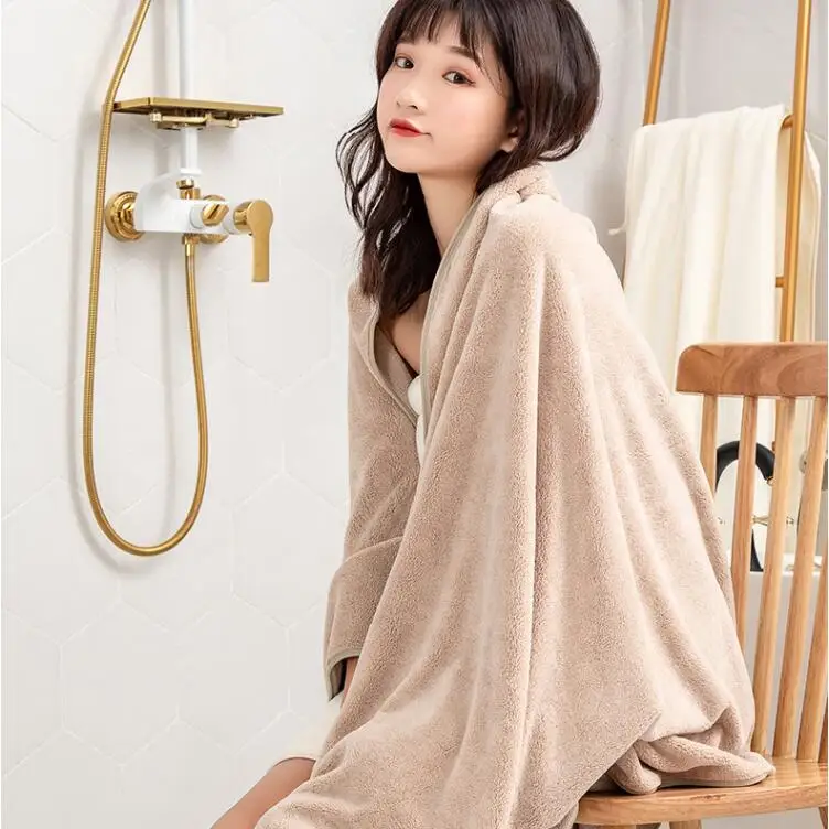 

90 × 180 cm super size Bath towel household purified cotton water uptake fast dry not easy to shed hair summer Bath Towel
