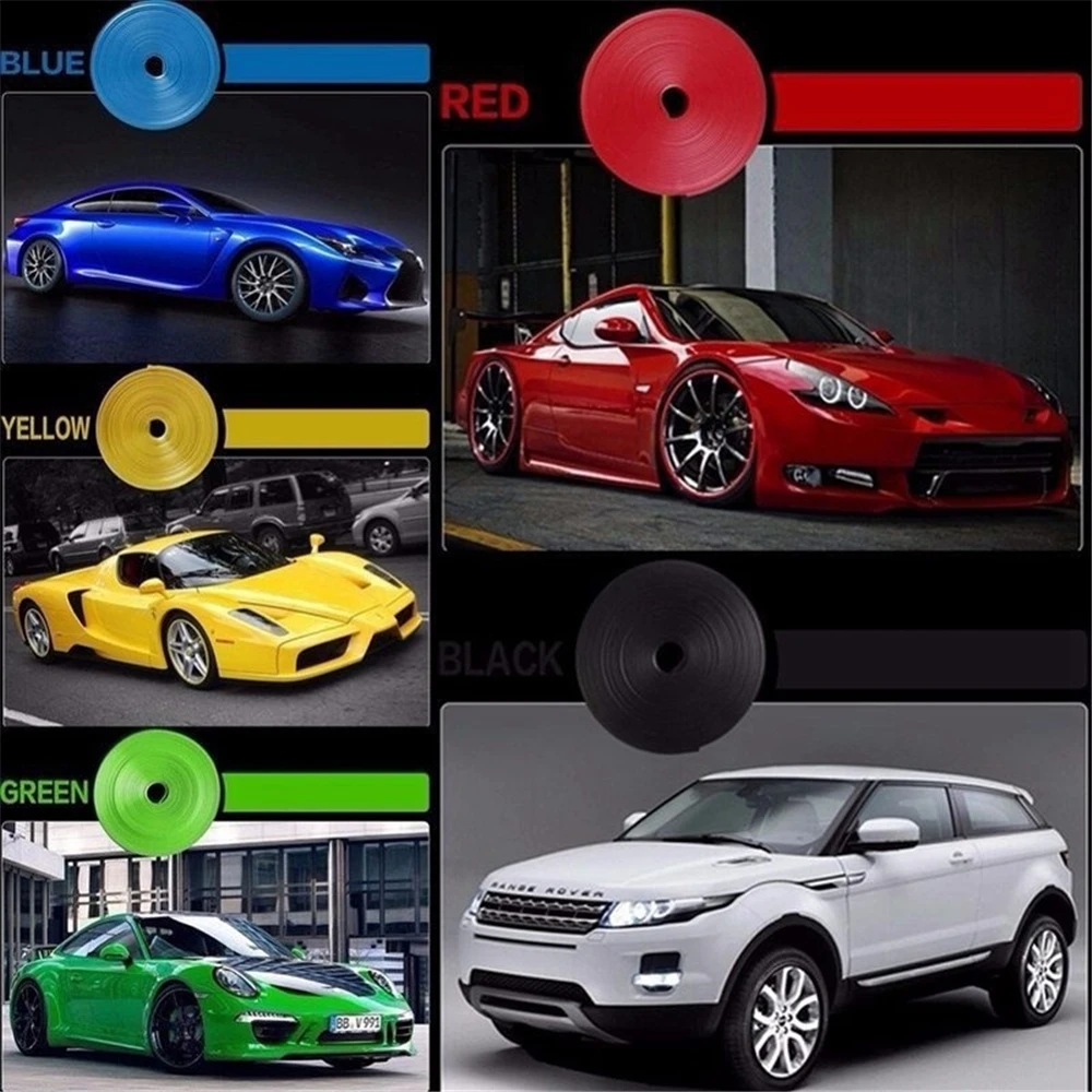 8 Meters Car Wheel Rim Sticker Decoration Auto Tire Rims Plated Strip Protection | Автомобили и мотоциклы