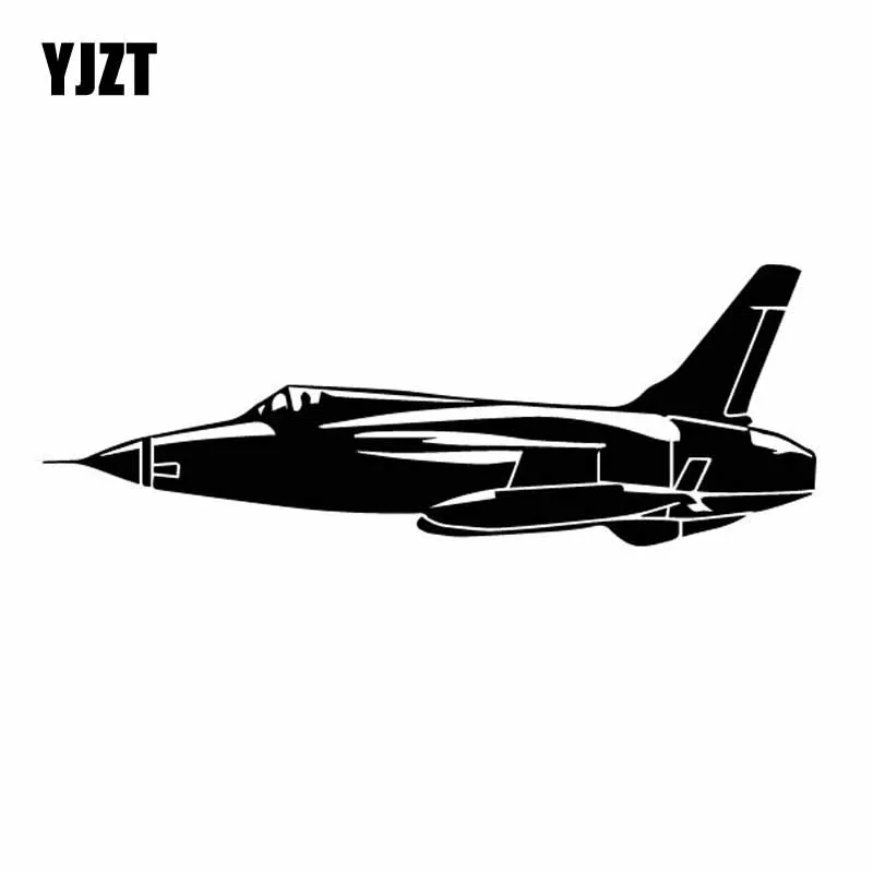 YJZT 16 8 см * 6 нежный самолет передовые виниловые наклейки в виде Фотообоев c