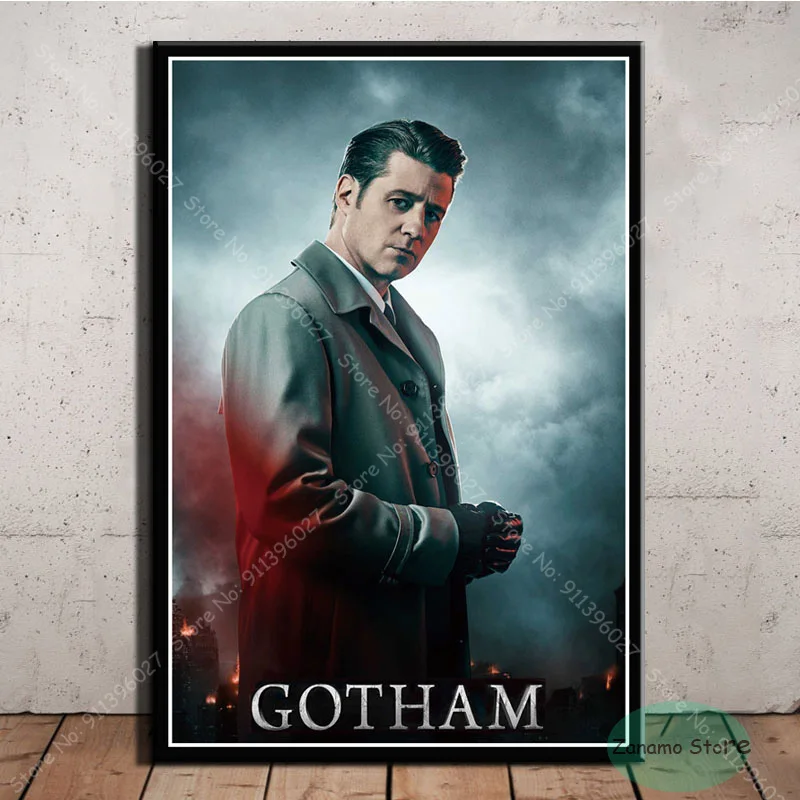 ZT009 плакаты принты Готэм ТВ сериал Иеремия Валеска картина маслом искусство
