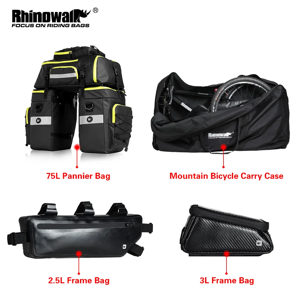 Велосипедная сумка Rhinowalk для горного велосипеда велосипедная водонепроницаемая