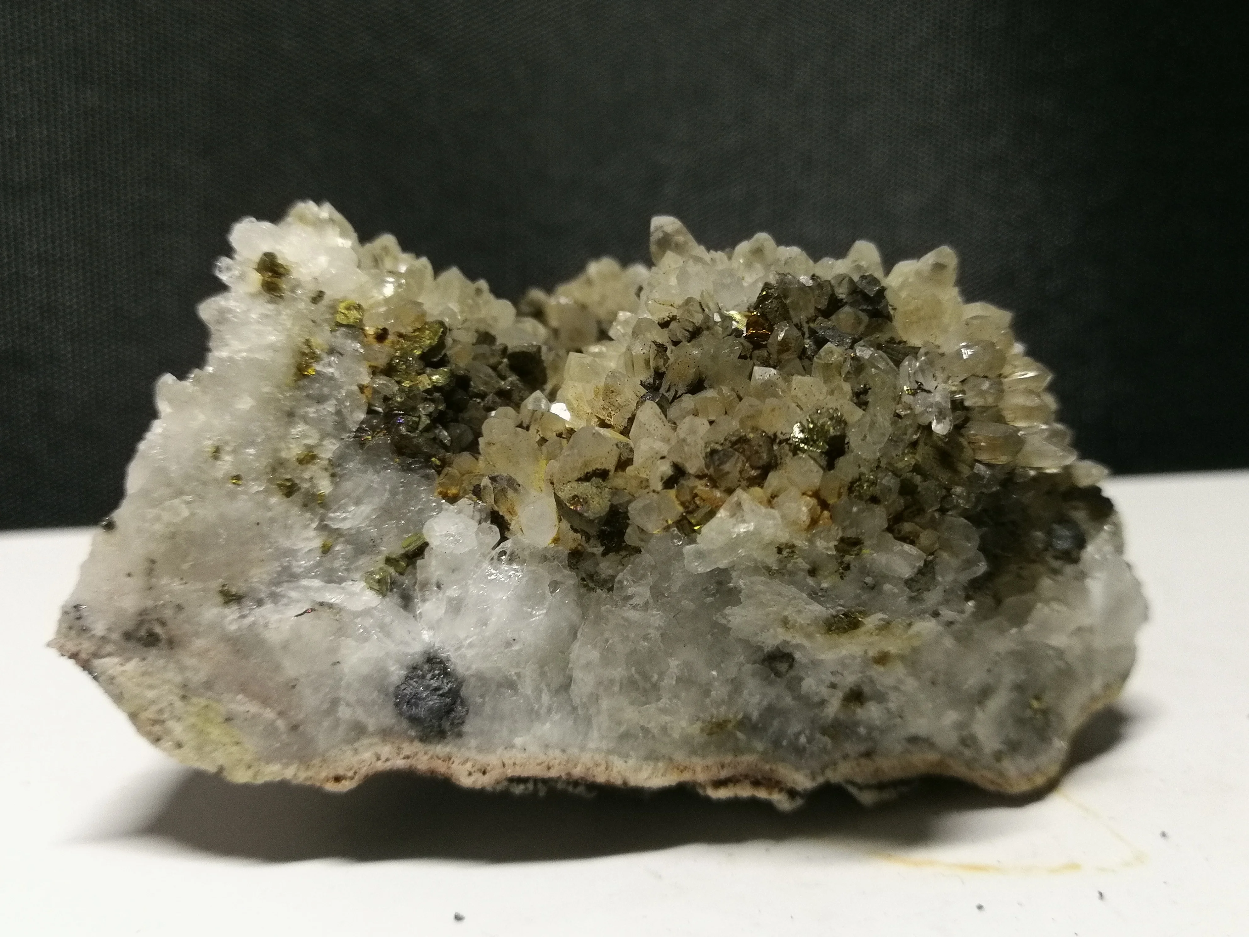 Минеральный Образец кварца gPyrite 150 7 натуральный кластер белого кристалла | Дом и