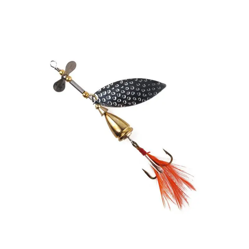 5 шт./лот металлическая блесна рыболовная приманка ложка Розничная коробка сома