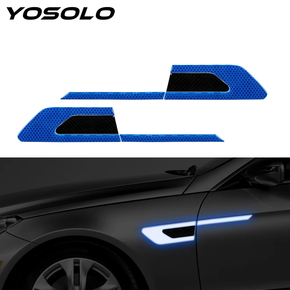 Светоотражающие полосы для бампера автомобиля YOSOLO 2 шт./компл. | Автомобили и