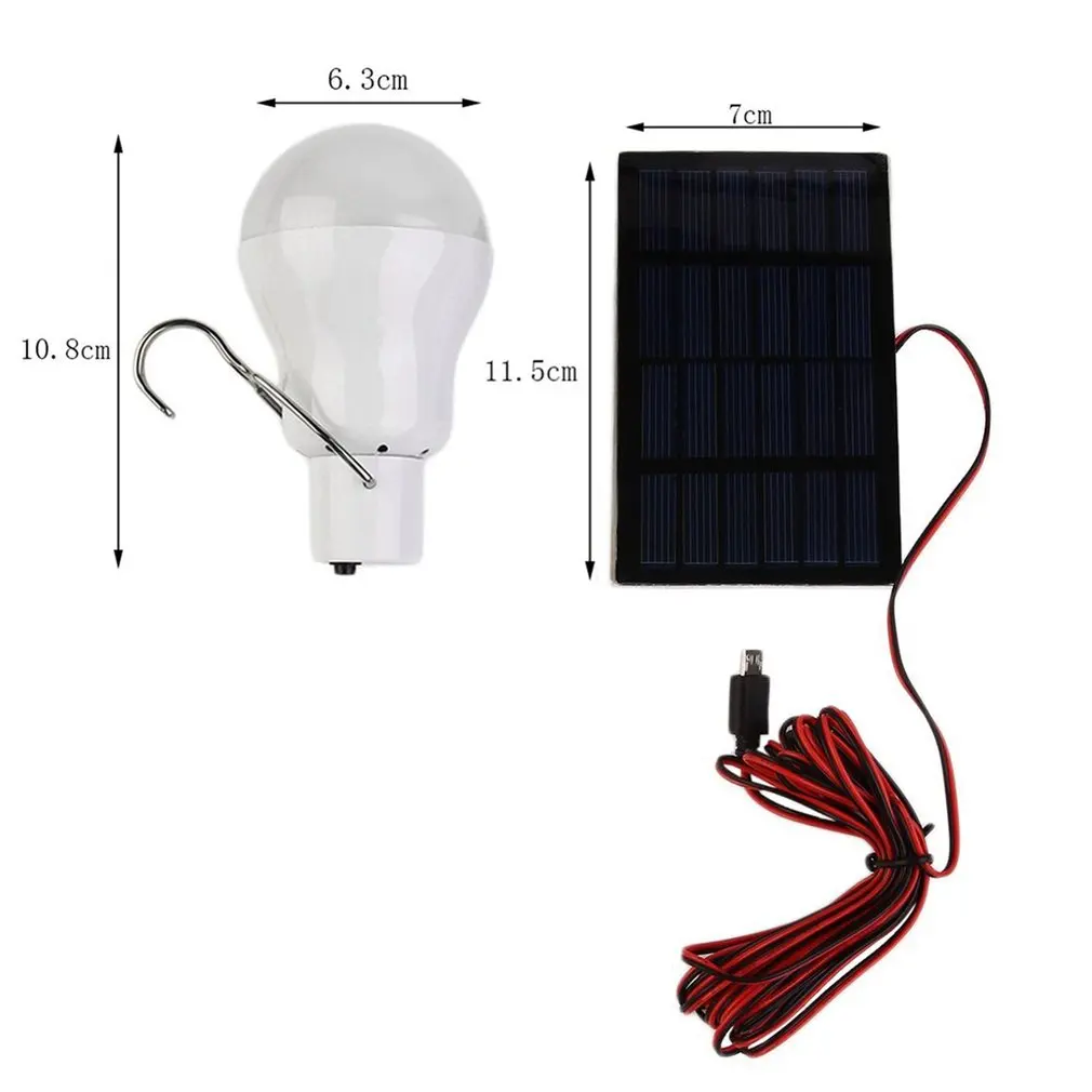 

20W 150LM Portable Solar Power LED Bulb Solar Powered Light Charged Solar Energy Lamp Outdoor Lighting Camp Tent Fishing Light
