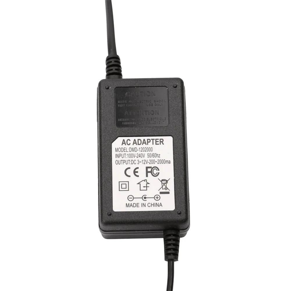 Регулируемый AC/DC адаптер 24W 12V 2A блок питания светодиодной ленты US Plug JAN88 |