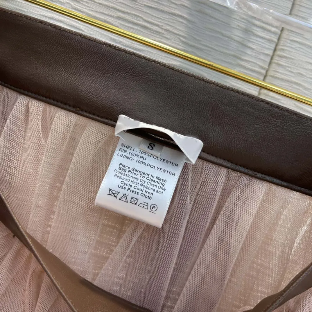 

2020 Summer Mesh Skirts for Women High-end Brand High Waist Loose Big Hem Casual Skirt Top Quality Beach Style A Line Skirt Lady