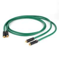 hifi audio interconnect cable 2328 gold plated 2rca cable high quality 6n ofc hifi rca male to male audio cable