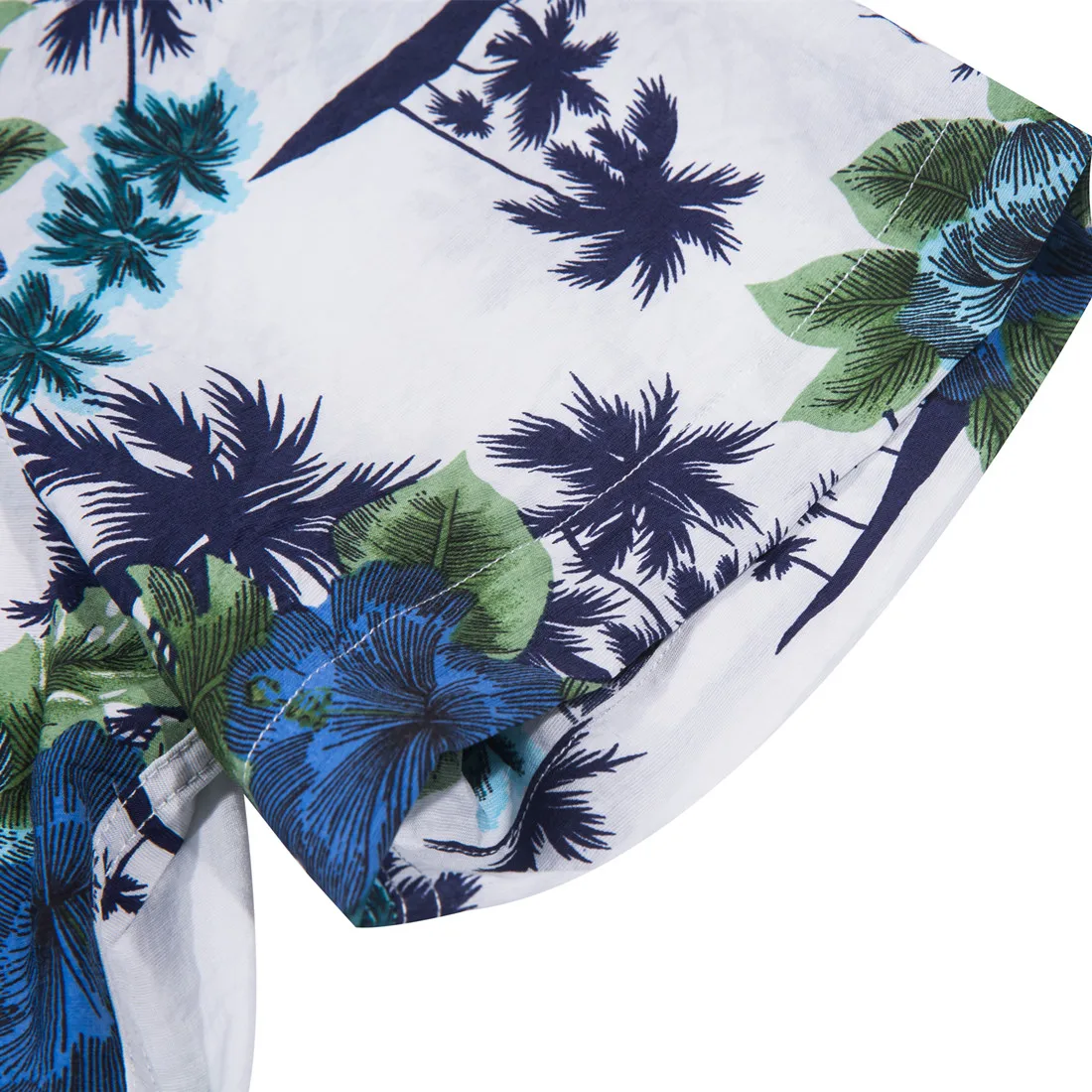 Мужские Гавайские рубашки из 100% хлопка мужские повседневные пляжные с принтом