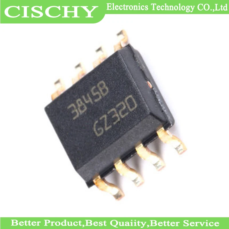 10 шт. UC3845B DIP-8 UC3845A DIP8 UC3845AN DIP UC3845BN SOP8 UC3845 лапками углублением SOP-8