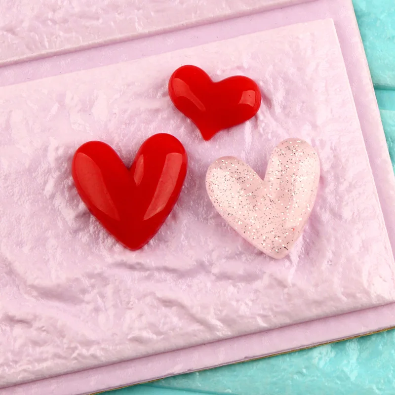 

Ювелирные изделия аксессуары из смолы материал Flatback Lovely Heart Смола Кабошон глина бусины амулеты орнамент заколки для волос Декор 10 шт