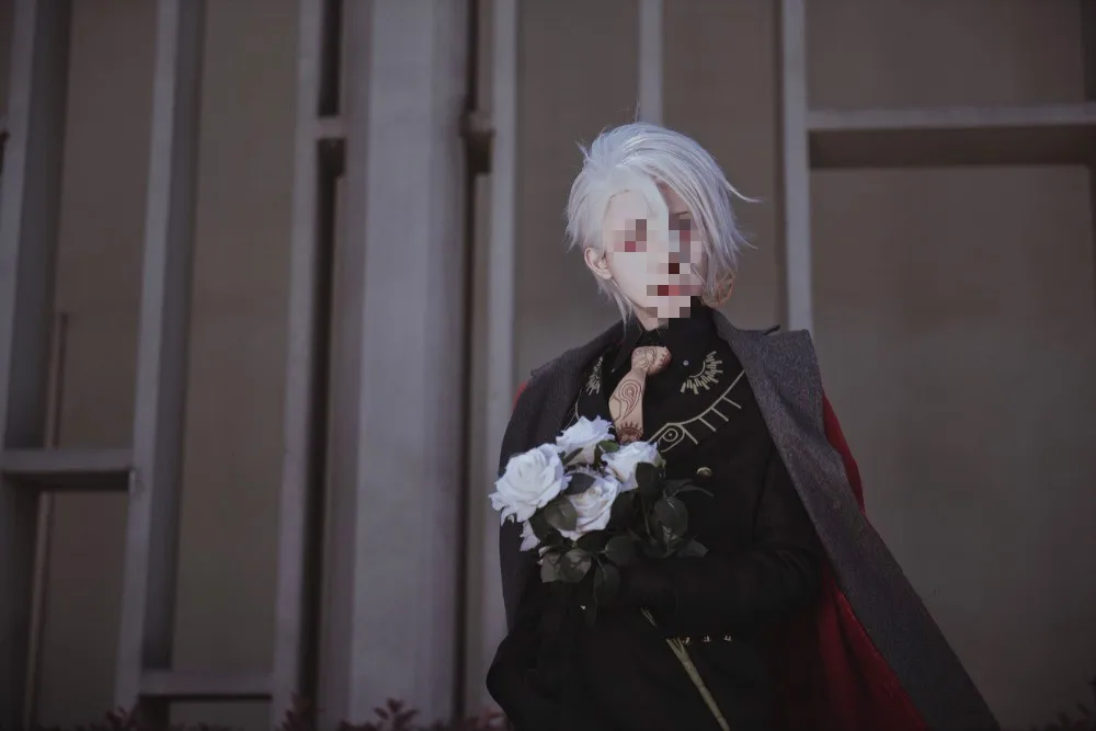 Fate Apocrypha EXTRA CCC Karna Karuna Wig Косплей термостойкие синтетические короткие белые