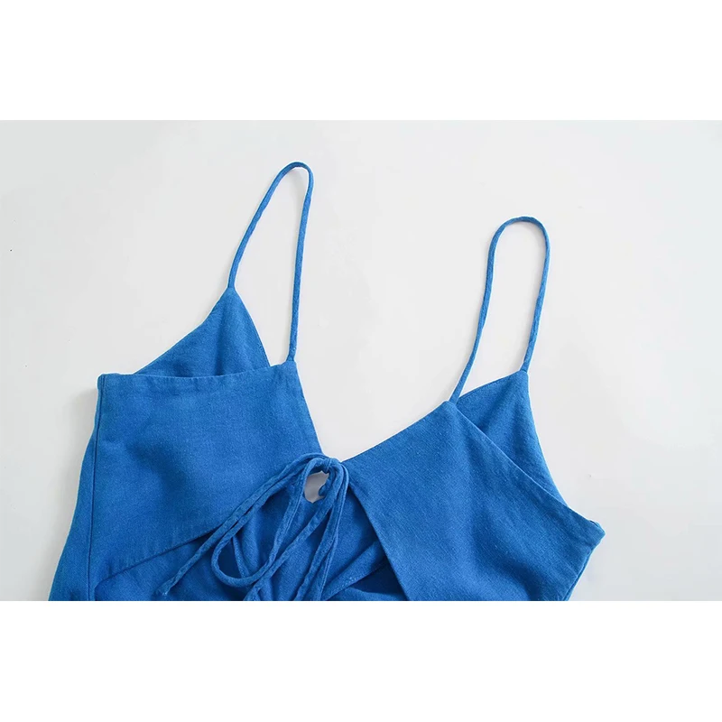 

2021 New Dress Women Ruffled Sling Short Dresses Chic Lady Fashion Casual Women Straps