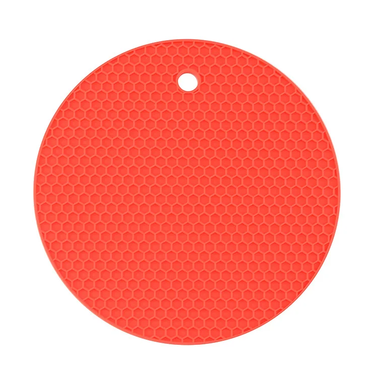 

18/14cm Round Heat Resistant Silicone Mat Drink Cup Coasters Non-slip Pot Holder Table Placemat Kitchen Accessories Onderzetters