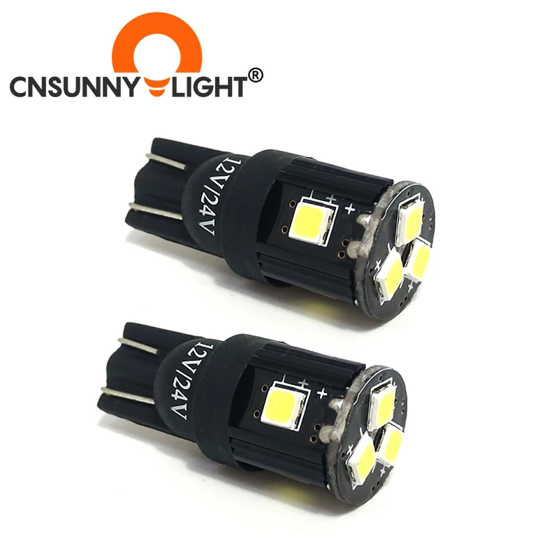 Фото CNSUNNY светильник T10 w5w LED фонасветильник заднего хода тормозной сигнал поворота|trunk