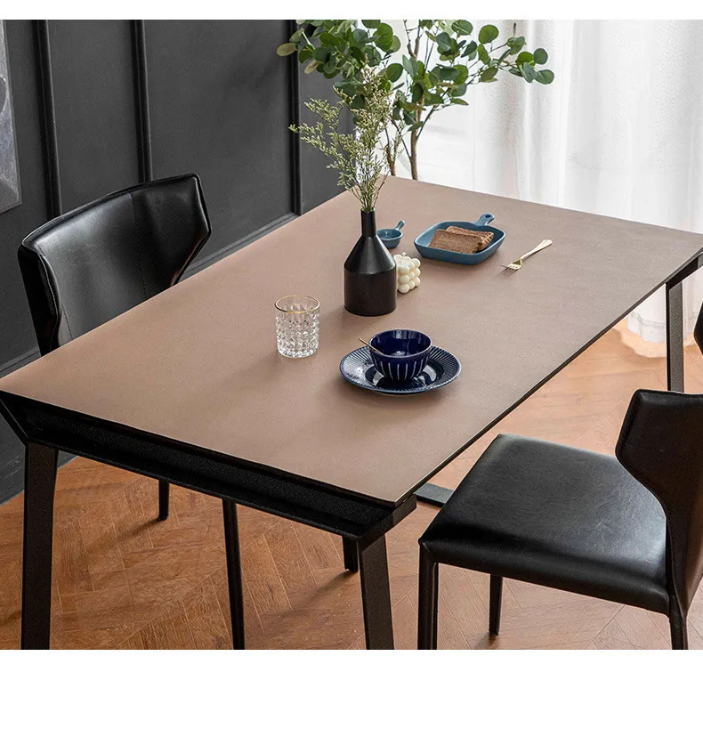 Из искусственной кожи скатерть Индивидуальный размер ПВХ защита для рабочего