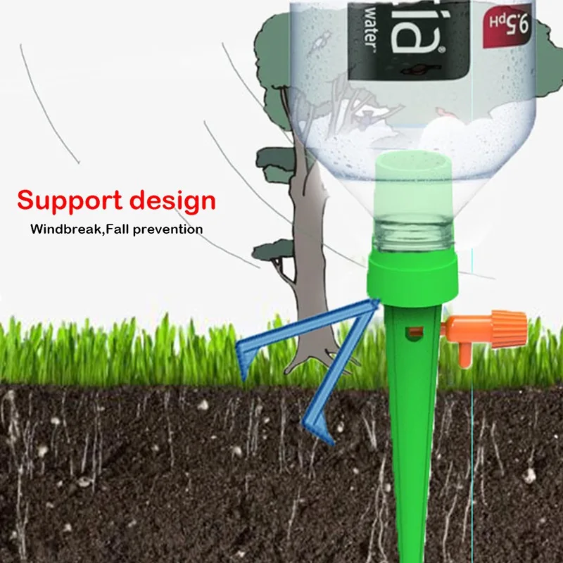 

Potted Plants With Adjustable Water Flow Automatic Watering Device With Switching Drip Irrigation Tools Gardening Supplies