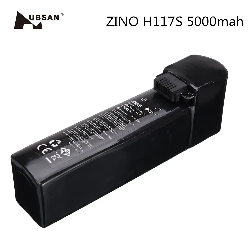 Литиевая батарея 11 4 в 5000 мАч Время полета 35 минут для Hubsan Zino PRO GPS RC Drone Package|Детали и