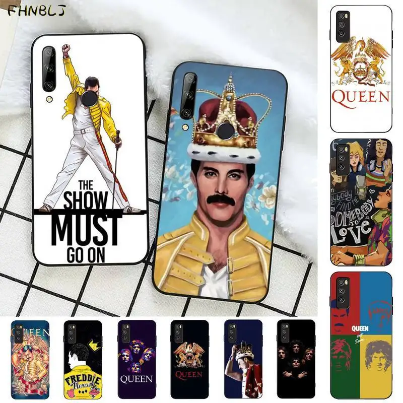 FHNBLJ Freddie Mercury Queen band окрашенный чехол для телефона Huawei Honor 8 9 10 5A 30 20 pro lite 8X 8C |
