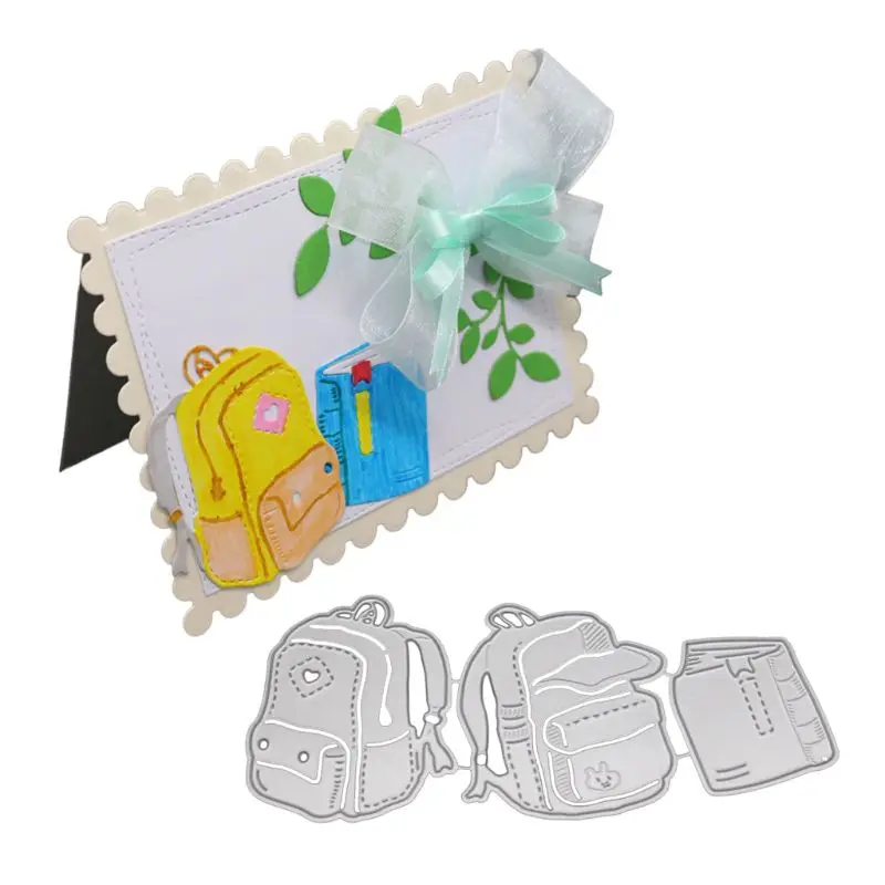 Школьная сумка рюкзак металлические режущие штампы трафарет для скрапбукинга