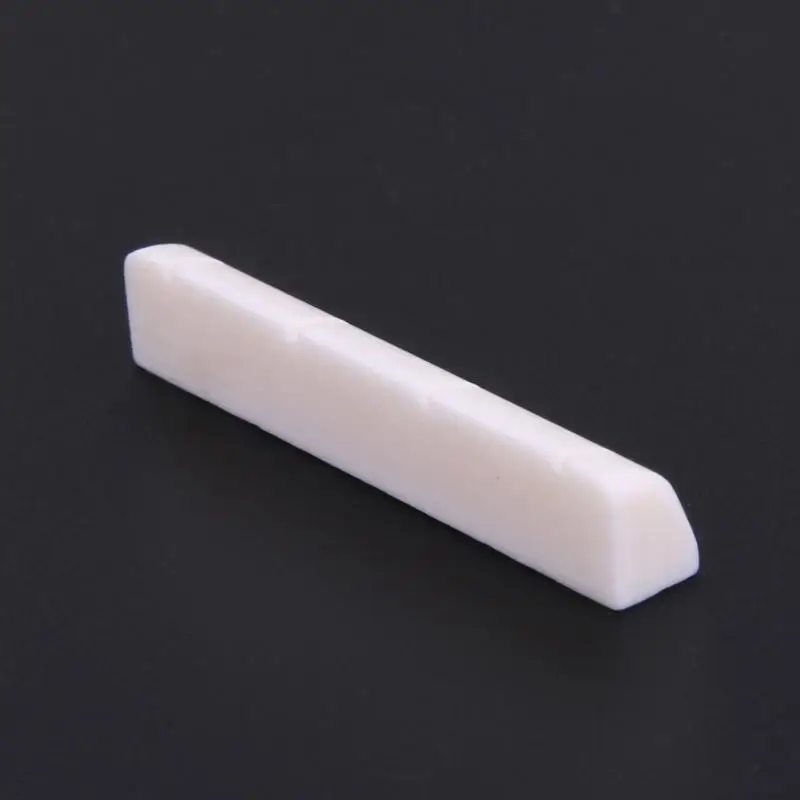 

Guitar Replacement Beige Buffalo Bone Bridge Saddle Nut Set Slotted for Ukulele Uke Guitar Parts Accessories