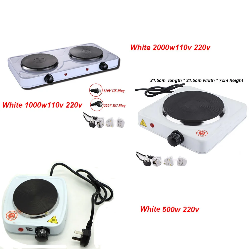

110V/220V Kitchen Lab mini Electric stove electric household furnace thermostat hot milk cooker travel Hot Plate Hot Cook Heater