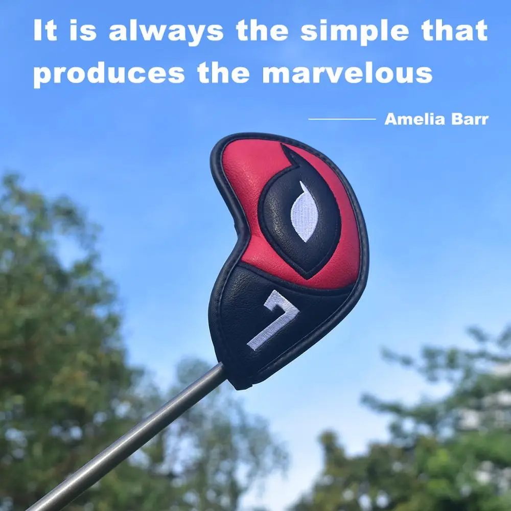 Железная головка клюшки для гольфа Чехлы Набор 10 шт./компл. клуб Железный