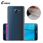 Задняя крышка из углеродного волокна защитная пленка для Samsung Galaxy Note 9 S10e S7 S8 S9 Edge Plus не закаленное стекло