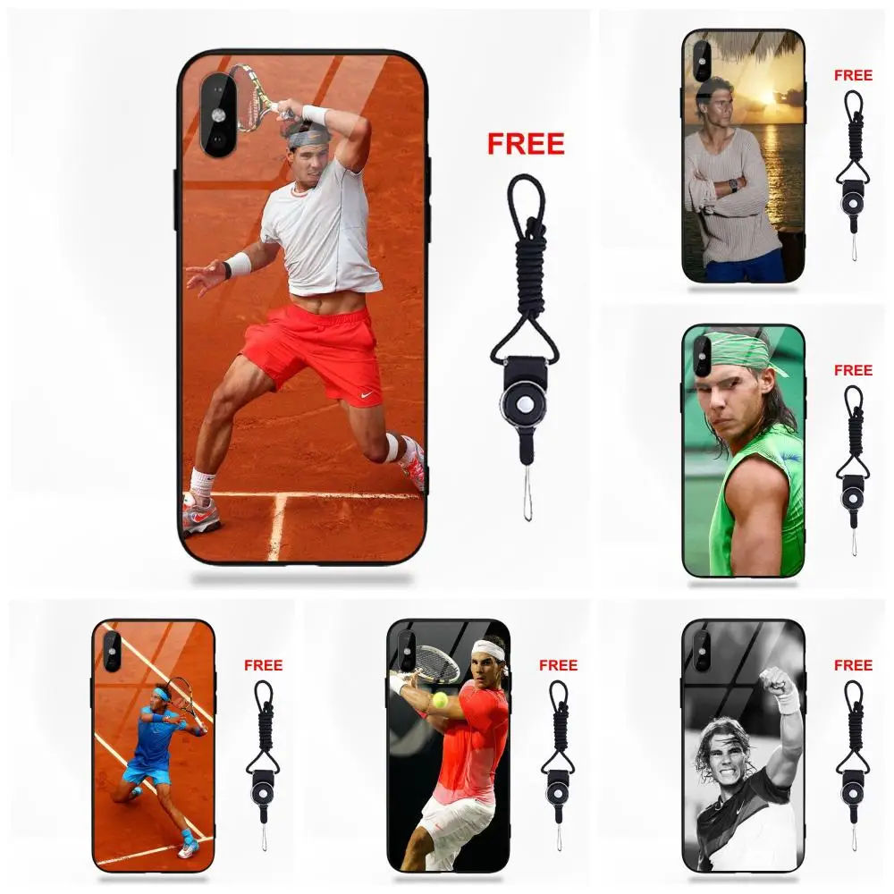 Теннисный суперзвезда Рафаэль Надаль для Galaxy S8 S9 Plus huawei Honor 7X P20 Lite mate 10 Pro Redmi 5 Note 5A