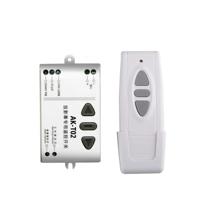 Control Switch System For Projection Screen/garage Door/blin