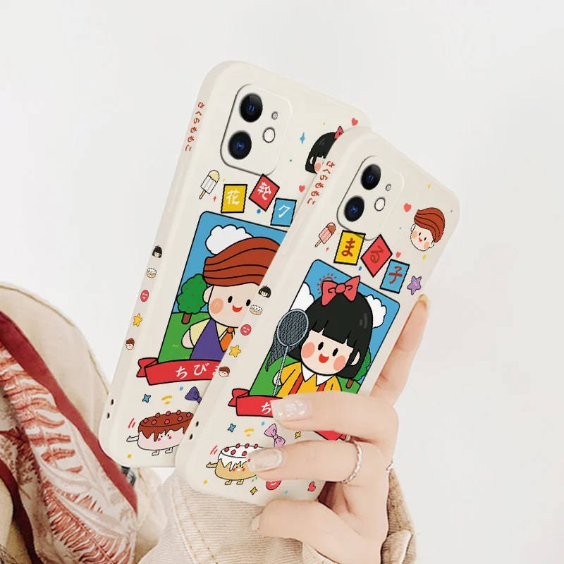 

Anime Outing Master Phone Case For iPhone 13 12 Pro Max 11 X XS XR XSMAX SE2020 8 8Plus 7 7Plus 6 6S Plus Liquid Silicone Cover