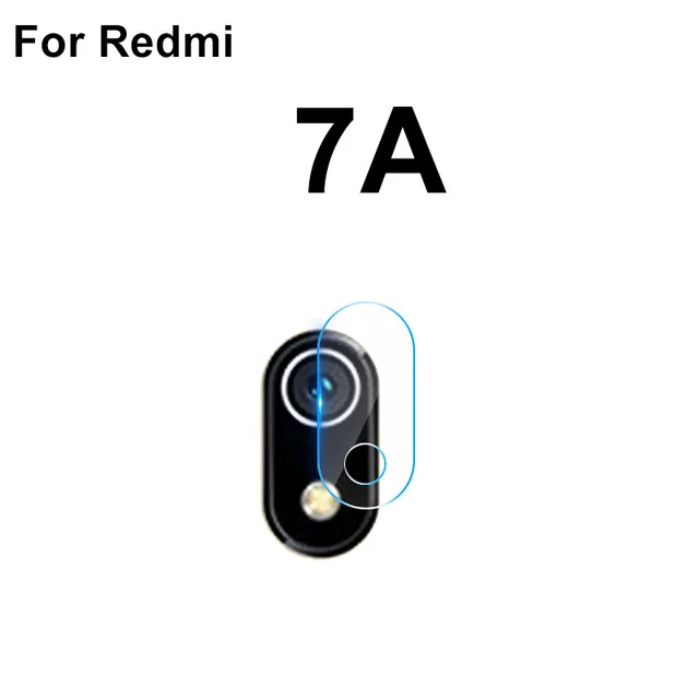 Задняя камера из закаленного стекла для объектива Xiaomi mi 9T Pro A3 Защитная пленка для экрана для Red mi Note 8 7 6 5 Pro на Red mi 7 7A 6 6A 5 Plus - Цвет: For Redmi 7A