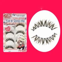 1 box mink eyelashes 5 pairs 3d mink lashes natural long false eyelashes full strip lash makeup eyelash extension