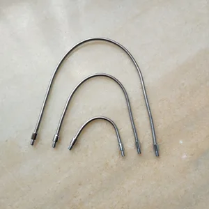 2 шт.лот M4 Штекерный винт 100 мм200 мм300 мм мягкий легкий металлический гибкий трубопровод сделай сам металлический шланг гусиная шея змеиная трубка Зажимная лампа