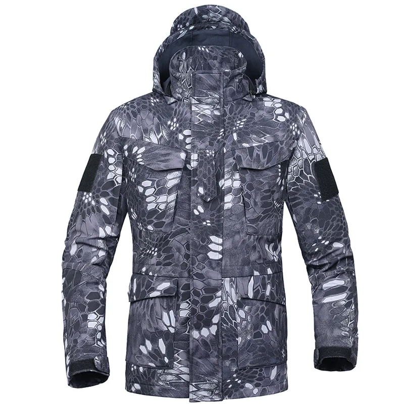 Утолщенная водонепроницаемая ветрозащитная тактическая ветровка M65 куртка для