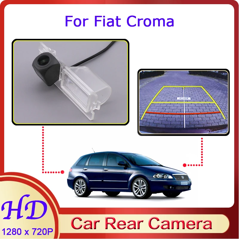 

Car Reverse Image Fisheye CAM For Fiat Croma 194 2005~2011 Night Vision HD WaterProof Rear View Back Up 720P Vehicle Camera