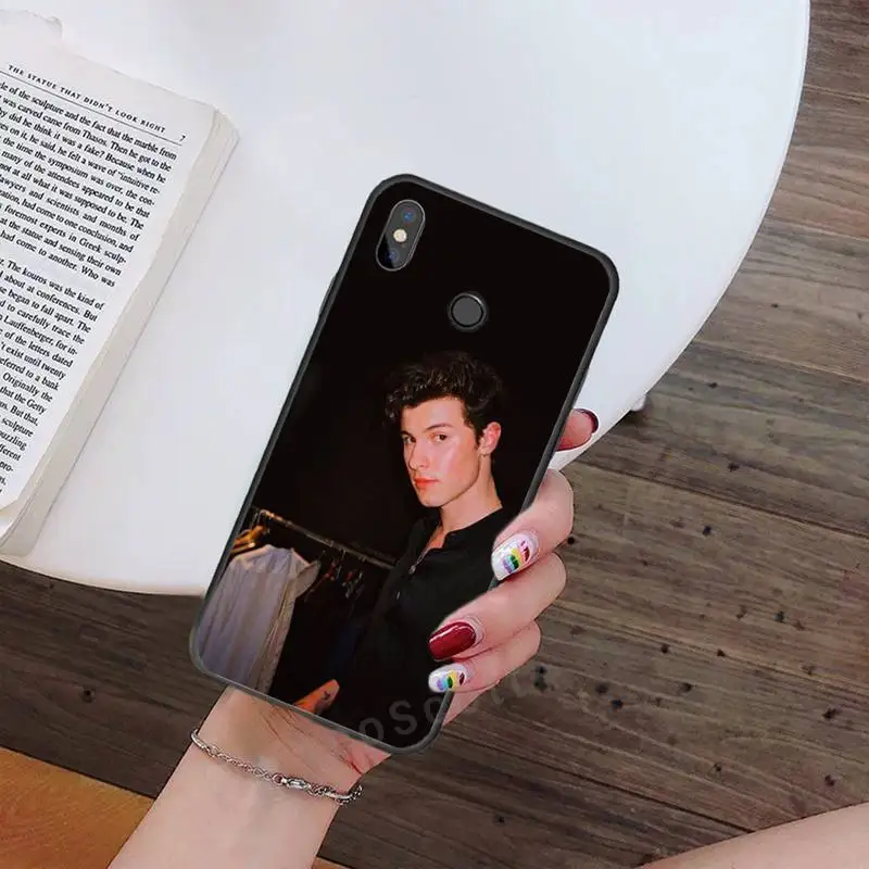

Canadian male singer shawn mendes Phone Case For Xiaomi Redmi note 7 8 9 t max3 s 10 pro lite Luxury brand shell funda coque