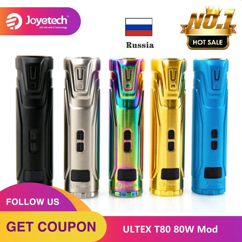 Оригинальный мод Joyetech ULTEX T80 80 Вт с максимальной выходной мощностью и OLED-экраном 0