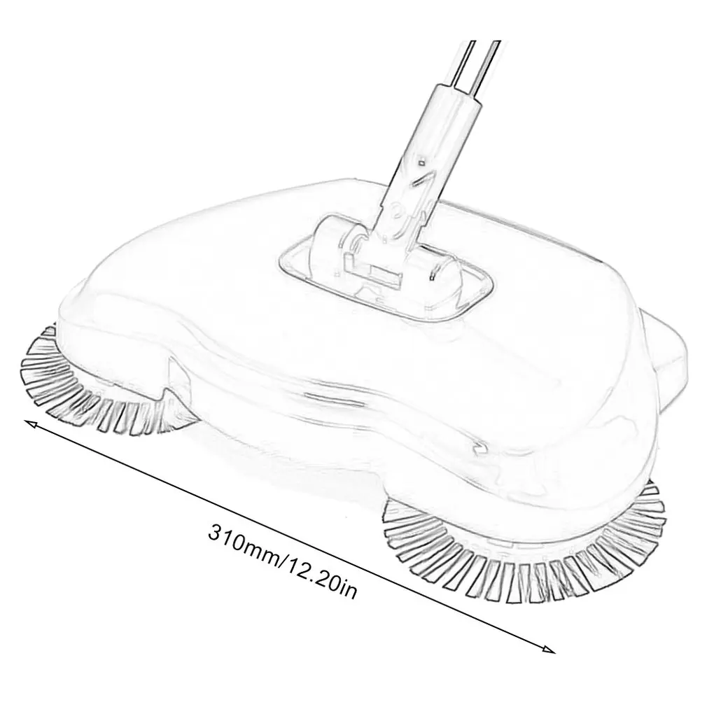 Вращающаяся ручная швабра с поворотом на 360 градусов многофункциональная