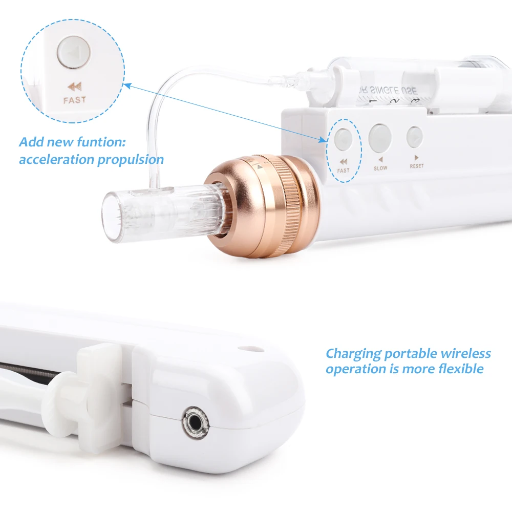 Гидравлическая ручка для инжектора Дерма-ручка нано-водная мезотерапия мезогюн