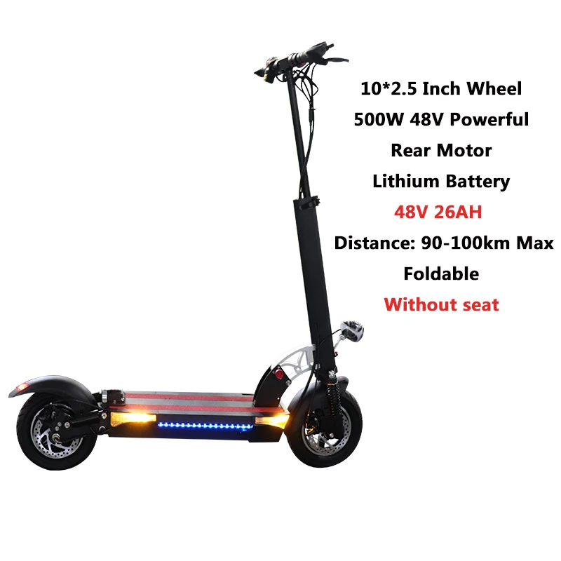 500W 48V26AH B 144 км Электрический скутер для взрослых Escooter Электрический скейтборд Escooter самокат электрический Лонгборд Patinete Electronic Adulto - Цвет: 500W 48V26AH B