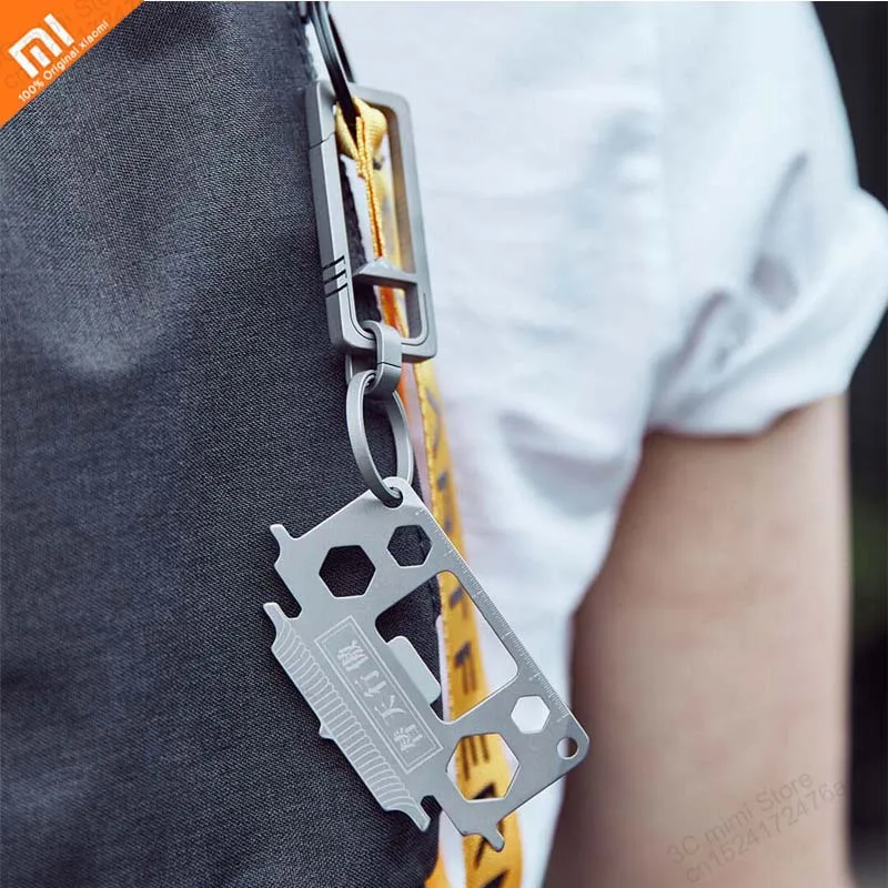 Xiaomi mijia инструментальная карта EDC11in1 Умный брелок 3 2/3 5 мм велосипедный вынос руля