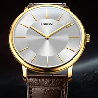 new switzerland luxury brand lobinni womens watches 6 mm ultra thin quartz watch women sapphire waterproof couples clock l3013w