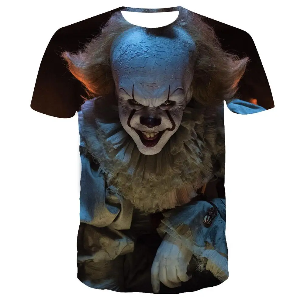 Женская футболка с принтом Мужская Джокера повседневная мужская круглым вырезом