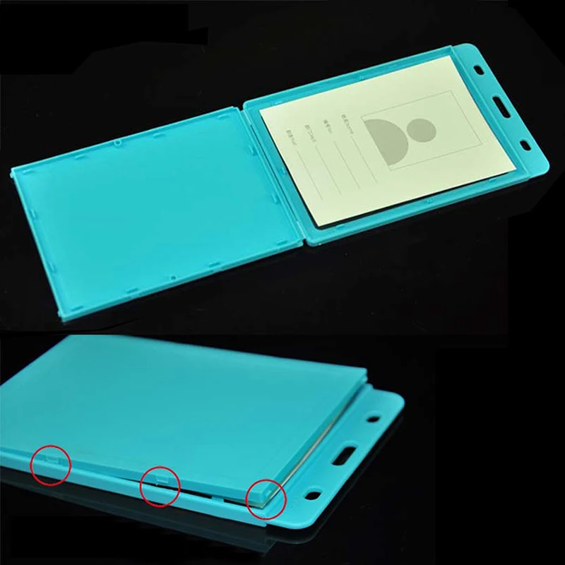 Чехол для рабочего удостоверения сотрудника пластиковый чехол личности офиса