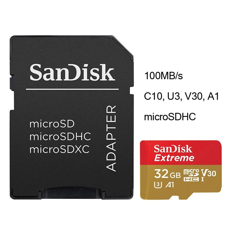 SanDisk Экстрим Micro SD карта 256 ГБ 128 Гб 64 Гб до 160 м/с карта памяти SDXC A2 U3 V30 32 Гб C10 A1 Карта памяти SDHC TF для 4K HD видео