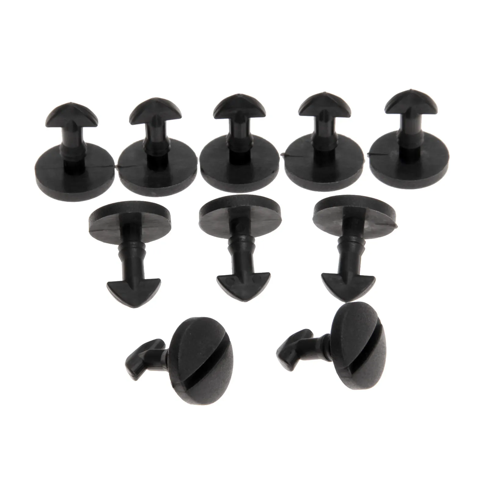 10 шт. автомобильные Зажимы Крепления для заднего бампера буксировочная крышка