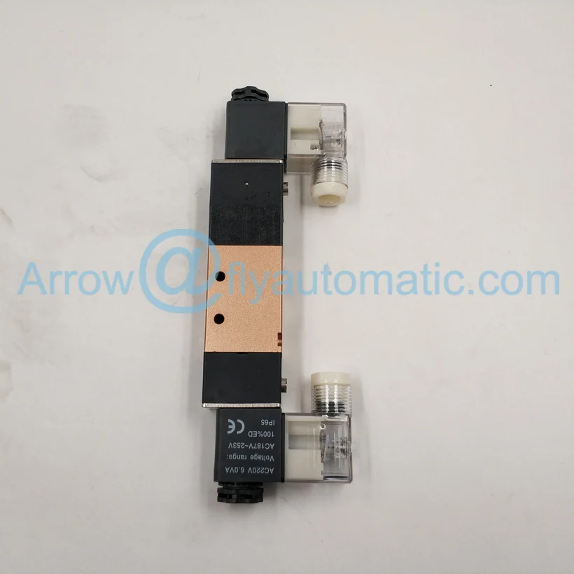 4V230C 08 1/4 &quot5 портов 3 положения закрытый центр двойная катушка соленоидного